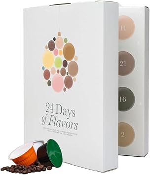 Calendrier de l&rsquo;Avent avec café,Capsules pour Dolce Gusto